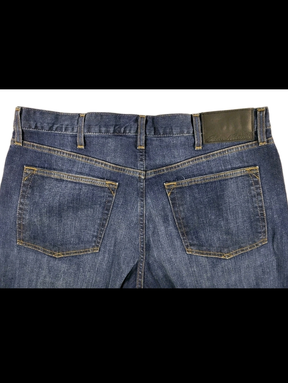 EDDIE BAVER Men's Straight-Leg Jeans in Indigo Blue Size 36 - Picture 2 of 8